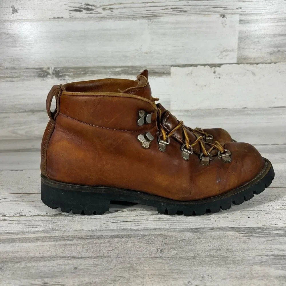 Vintage Danner Mountain Light Leather Hiking Boots 46490 Men's 8D Made in USA